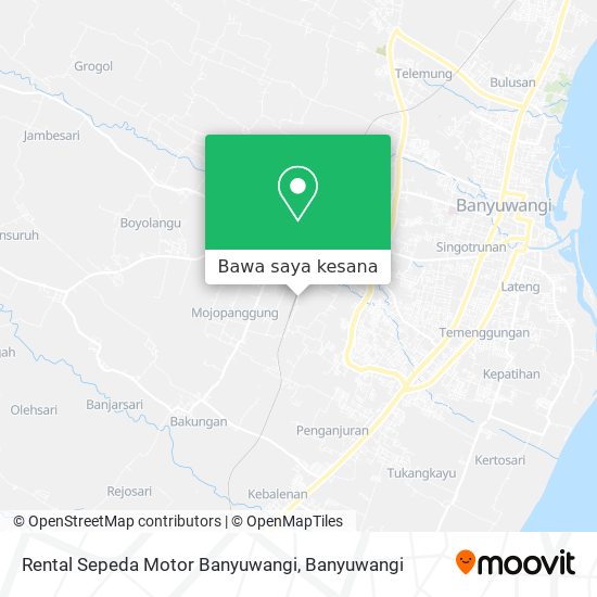 Peta Rental Sepeda Motor Banyuwangi