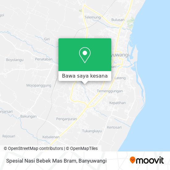 Peta Spesial Nasi Bebek Mas Bram