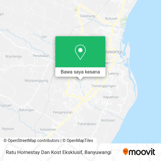 Peta Ratu Homestay Dan Kost Eksklusif