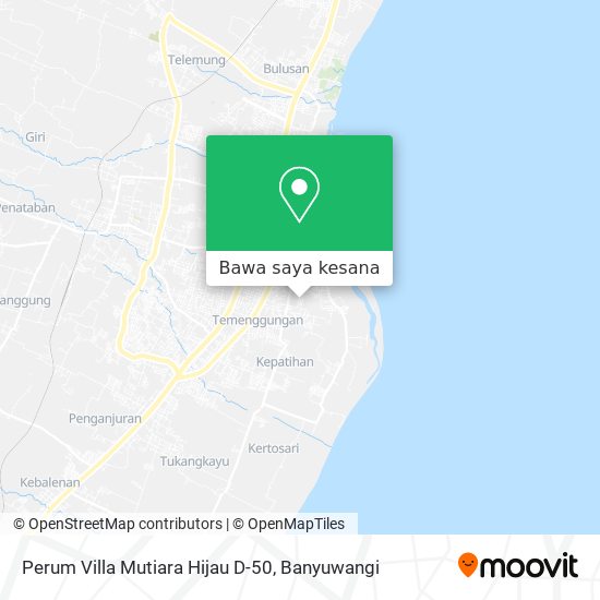 Peta Perum Villa Mutiara Hijau D-50