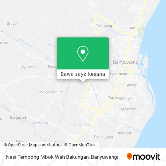 Peta Nasi Tempong Mbok Wah Bakungan