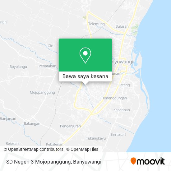 Peta SD Negeri 3 Mojopanggung