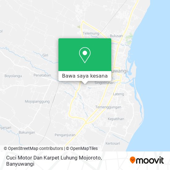 Peta Cuci Motor Dan Karpet Luhung Mojoroto