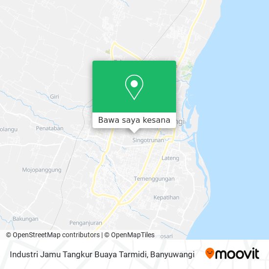 Peta Industri Jamu Tangkur Buaya Tarmidi