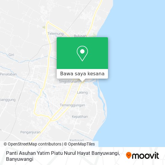Peta Panti Asuhan Yatim Piatu Nurul Hayat Banyuwangi