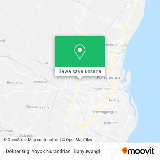 Peta Dokter Gigi Yoyok Nurandriani