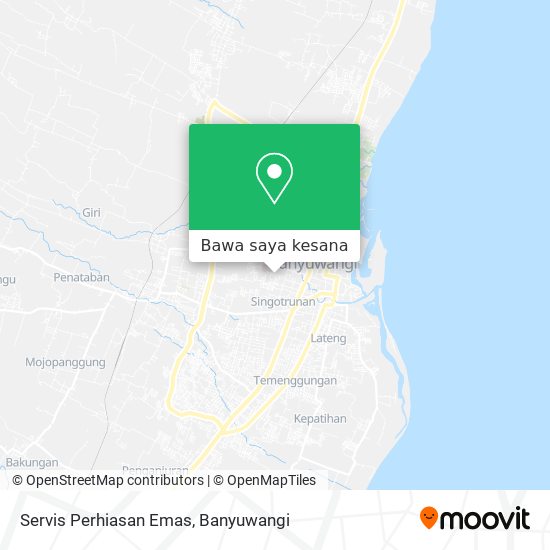 Peta Servis Perhiasan Emas