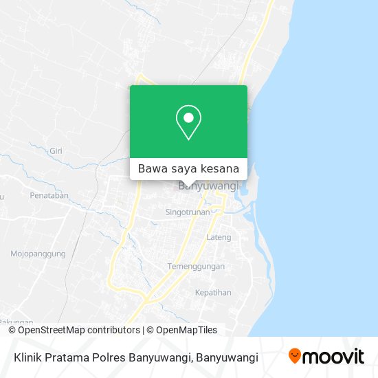 Peta Klinik Pratama Polres Banyuwangi