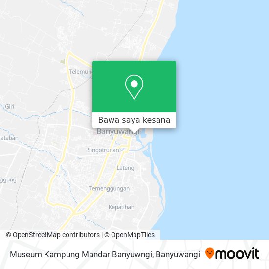 Peta Museum Kampung Mandar Banyuwngi