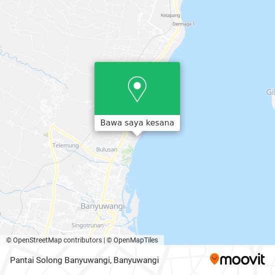 Peta Pantai Solong Banyuwangi