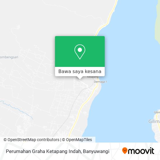 Peta Perumahan Graha Ketapang Indah