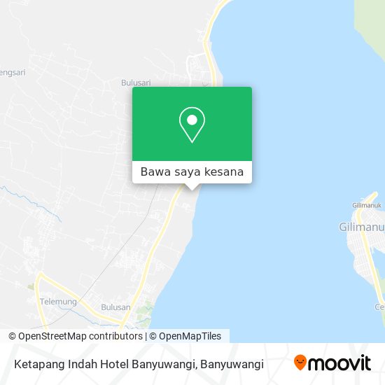 Peta Ketapang Indah Hotel Banyuwangi