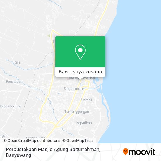 Peta Perpustakaan Masjid Agung Baiturrahman
