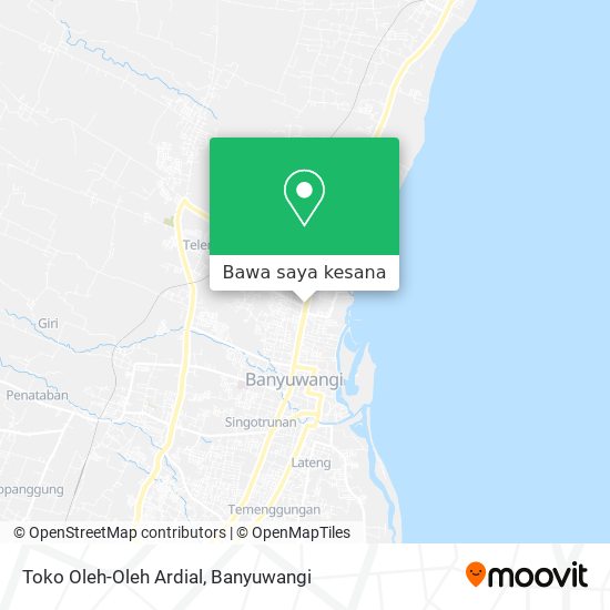 Peta Toko Oleh-Oleh Ardial