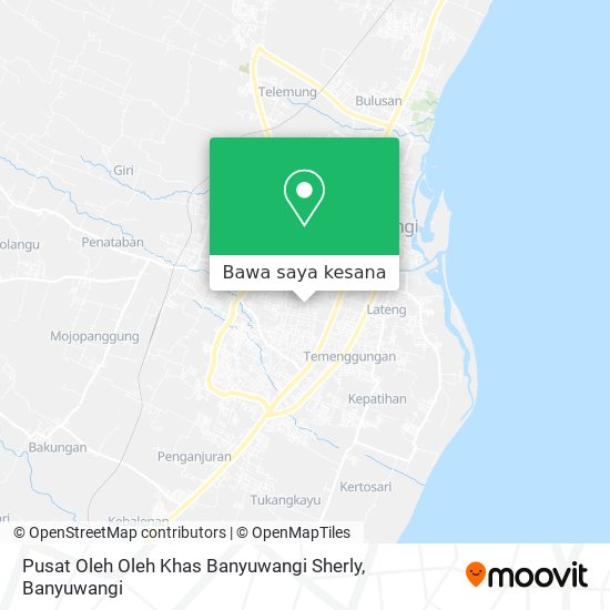 Peta Pusat Oleh Oleh Khas Banyuwangi Sherly