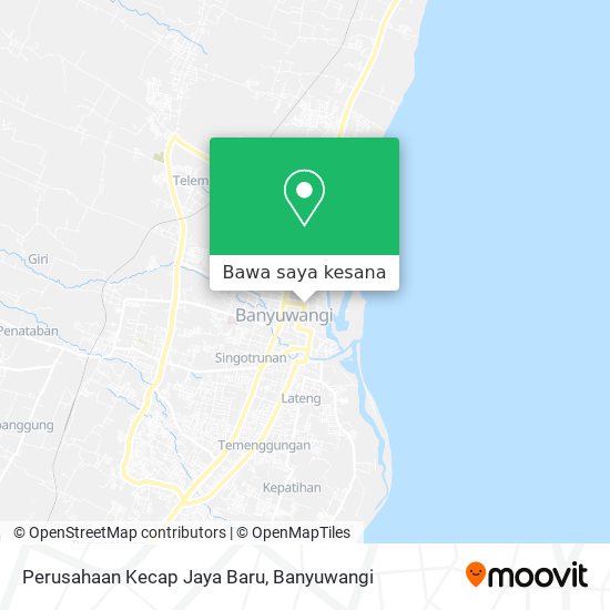 Peta Perusahaan Kecap Jaya Baru