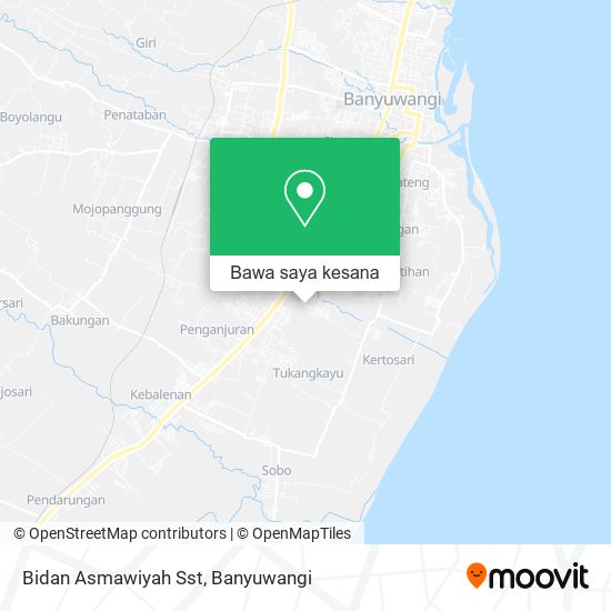 Peta Bidan Asmawiyah Sst