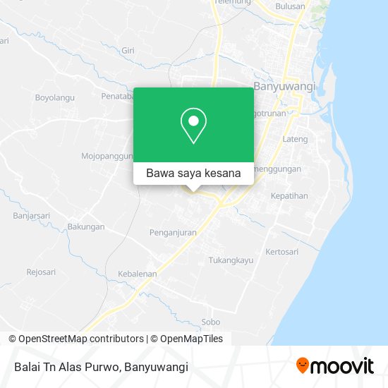 Peta Balai Tn Alas Purwo