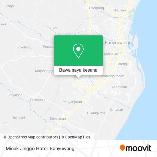Peta Minak Jinggo Hotel