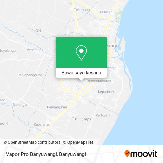 Peta Vapor Pro Banyuwangi