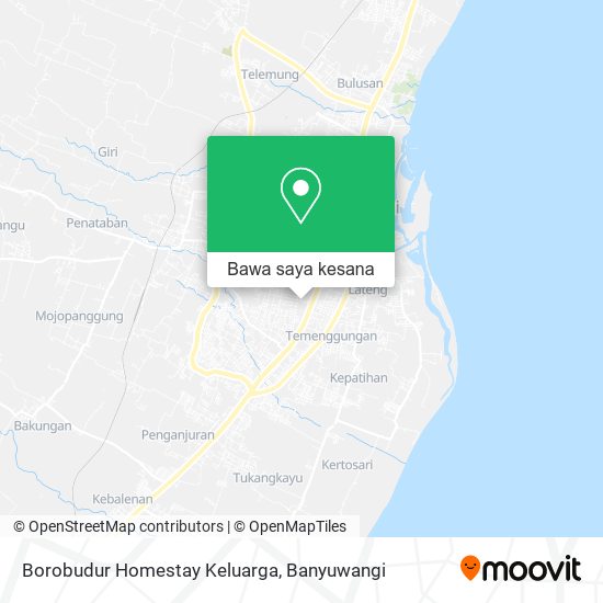 Peta Borobudur Homestay Keluarga