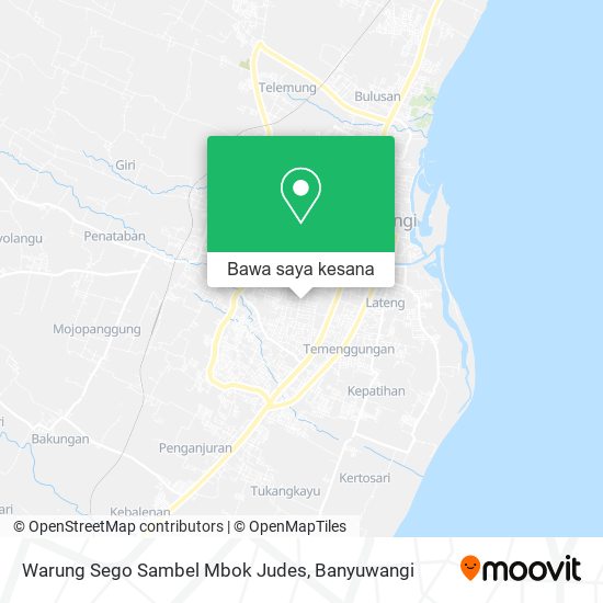 Peta Warung Sego Sambel Mbok Judes