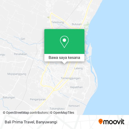 Peta Bali Prima Travel