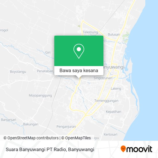 Peta Suara Banyuwangi PT Radio
