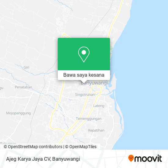 Peta Ajeg Karya Jaya CV