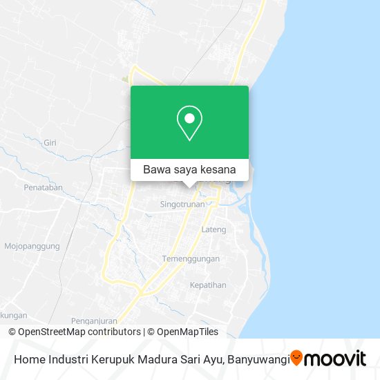 Peta Home Industri Kerupuk Madura Sari Ayu