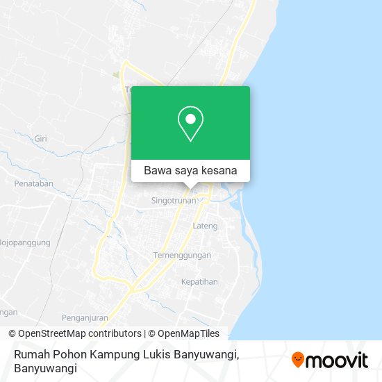 Peta Rumah Pohon Kampung Lukis Banyuwangi