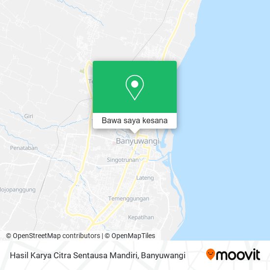 Peta Hasil Karya Citra Sentausa Mandiri