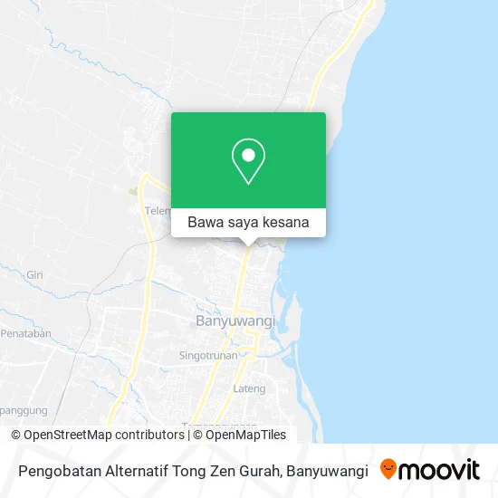 Peta Pengobatan Alternatif Tong Zen Gurah