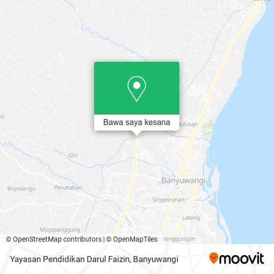 Peta Yayasan Pendidikan Darul Faizin