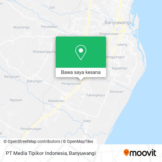 Peta PT Media Tipikor Indonesia