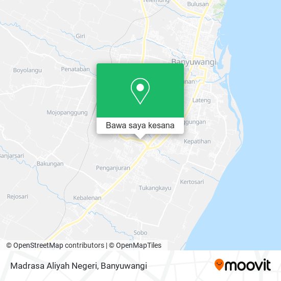 Peta Madrasa Aliyah Negeri