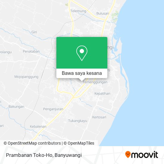 Peta Prambanan Toko-Ho