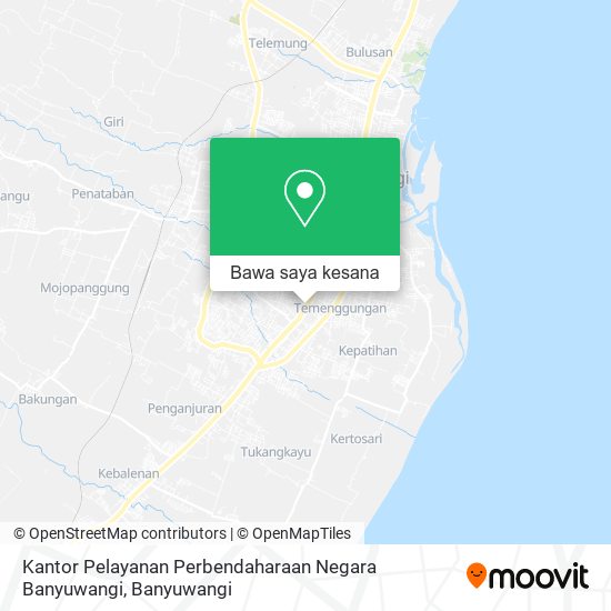 Peta Kantor Pelayanan Perbendaharaan Negara Banyuwangi