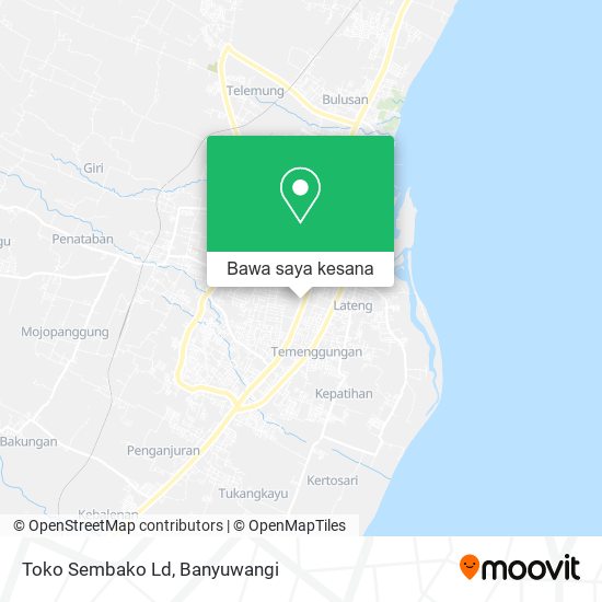 Peta Toko Sembako Ld