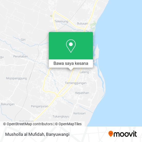 Peta Musholla al Mufidah