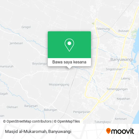 Peta Masjid al-Mukaromah