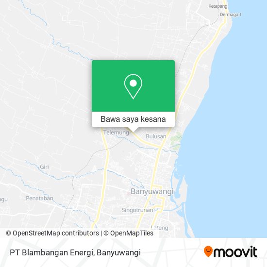 Peta PT Blambangan Energi