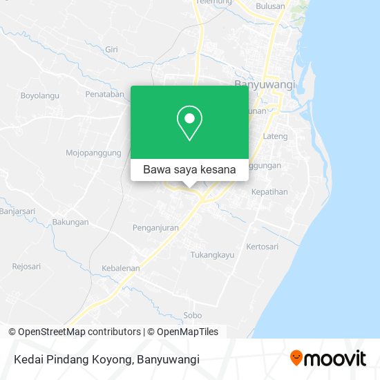 Peta Kedai Pindang Koyong