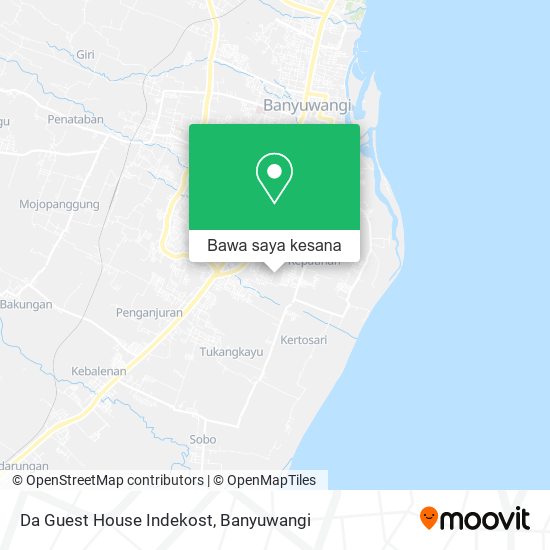 Peta Da Guest House Indekost