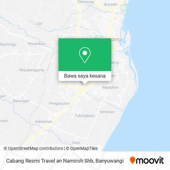 Peta Cabang Resmi Travel an Namiroh Shb