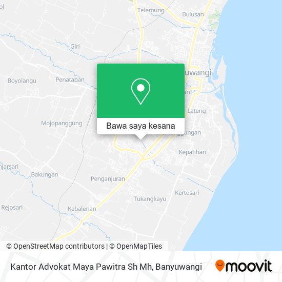 Peta Kantor Advokat Maya Pawitra Sh Mh