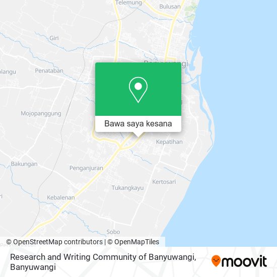 Peta Research and Writing Community of Banyuwangi