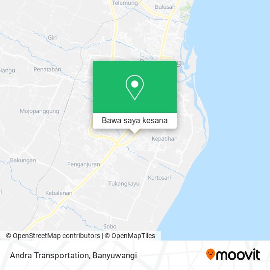 Peta Andra Transportation