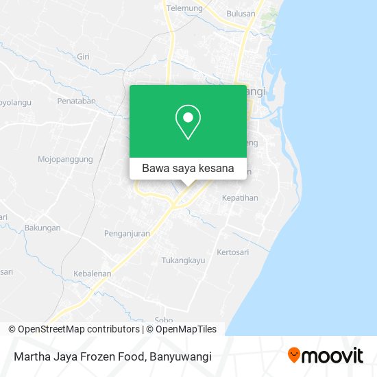 Peta Martha Jaya Frozen Food