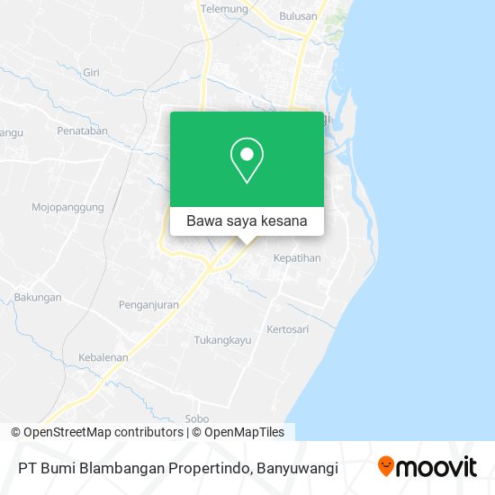 Peta PT Bumi Blambangan Propertindo